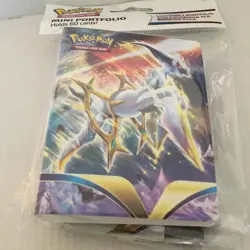 NEW Pokemon Sword & Shield Brilliant Stars Arceus Mini Portfolio & Booster Pack - Image 1