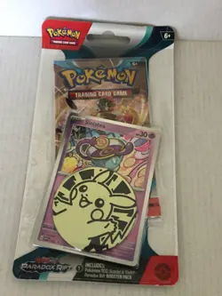 New Pokemon Holo Sinistea & Pineco Scarlet & Violet Paradox Rift Blister Packs - Image 3