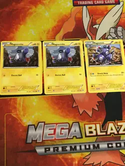 D1063 POKEMON TCG PLASMA STORM 2012 MAGNEMITE 2X 43 MAGNETON 45 HP - Image 1