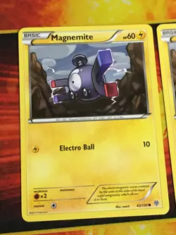 D1063 POKEMON TCG PLASMA STORM 2012 MAGNEMITE 2X 43 MAGNETON 45 HP - Image 2