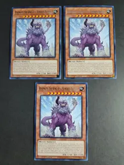 Behemoth the King of a Hundred Battles (X3) JUSH-EN050 Yugioh Justice Hunters - Image 1