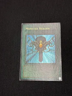 Yugioh! Monster Reborn LOB-118 | Faded & Wavy Unlimited Misprint - NM - Image 5