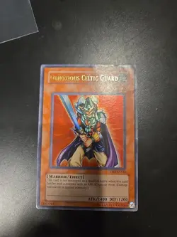 Yugioh! LP Obnoxious Celtic Guard - DB2-EN112 - Ultra Rare - Unlimited Edition L - Image 1