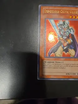 Yugioh! LP Obnoxious Celtic Guard - DB2-EN112 - Ultra Rare - Unlimited Edition L - Image 4