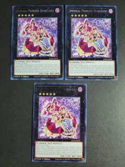 Imperial Princess Quinquery (X3) JUSH-EN045 Rare Yugioh Justice Hunters - Image 1