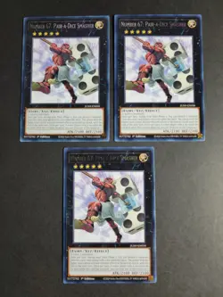 Number 67: Pair-A-Dice Smasher (X3) JUSH-EN058 Rare Yugioh Justice Hunters - Image 1