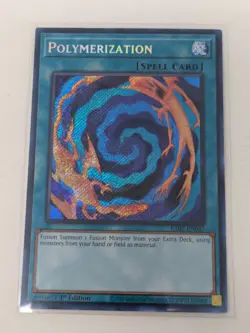 Yugioh- Polymerization - Secret Rare 1st Edition RA02-EN047 - NM - Image 1