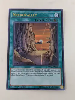 Yugioh Necrovalley DUSA-EN050 Ultra Rare 1st Ed NM - Image 1