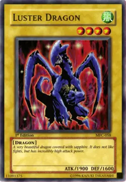 Yugioh! LP Luster Dragon - MFC-058 - Ultra Rare - 1st Edition Lightly Played, En - Image 1