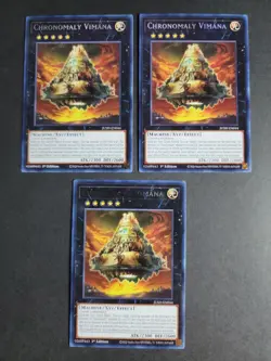 Chronomaly Vimana (X3) JUSH-EN044 Rare Yugioh Justice Hunters - Image 1