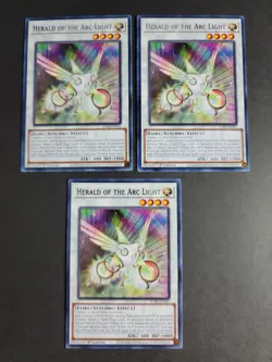 Herald of the Arc Light (X3) JUSH-EN051 Rare Yugioh Justice Hunters - Image 1