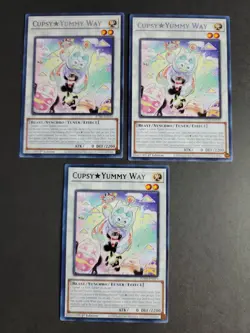 Cupsy Yummy Way (X3) JUSH-EN019 Rare Yugioh Justice Hunters - Image 1
