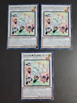 Lollipo Yummy Way (X3) JUSH-EN021 Rare Yugioh Justice Hunters - Image 1