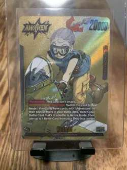 Bulma SB01-045 Gold Leader Dragon Ball Manga Booster Card Fusion World - Image 1