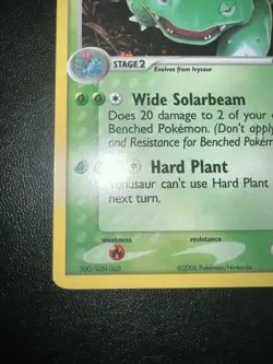 Pokemon TCG Venusaur Holo Card 6/17 Pop Series 2 - Image 4