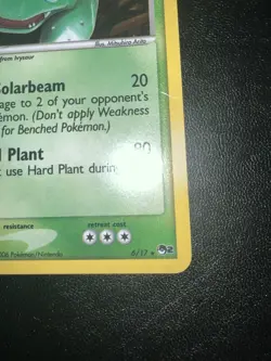 Pokemon TCG Venusaur Holo Card 6/17 Pop Series 2 - Image 5