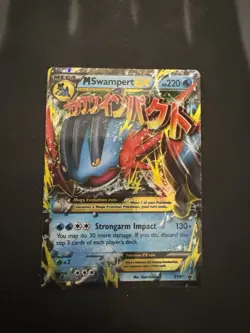 Pokemon Card - M Swampert EX - XY87 - XY Black Star Promo - 2015 - Image 1