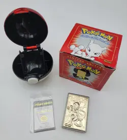 1999 Pokemon 23k Gold Plated Mewtwo Trading Card Limited Edition Burger King - Image 1