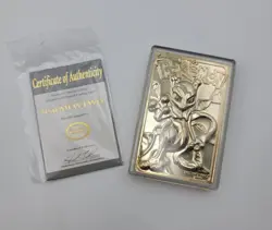 1999 Pokemon 23k Gold Plated Mewtwo Trading Card Limited Edition Burger King - Image 5