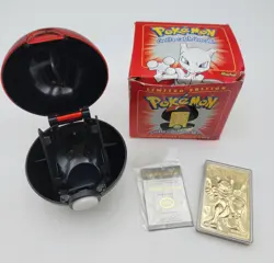 1999 Pokemon 23k Gold Plated Mewtwo Trading Card Limited Edition Burger King - Image 1