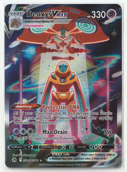 Deoxys VMAX (Crown Zenith GG45/GG70) - Near Mint NM Pokemon Card - Image 3