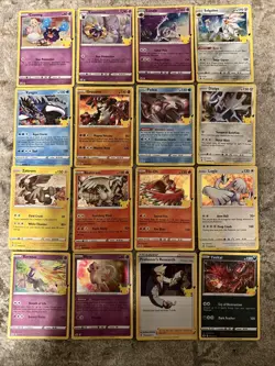 Pokemon TCG Celebrations 25th Anniversary Complete Holo Rare Set of 16 Card - Image 1