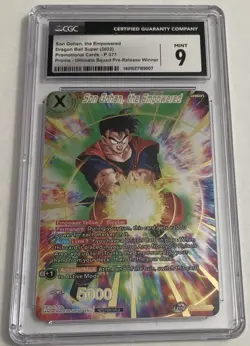 Dragon Ball Super Card Game Son Gohan, the Empowered Promotion Cards P-377 Foil - Image 1