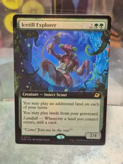 FOIL R 0343 Icetill Explorer Rare EXTENDED ART Edge of Eternities EOE MTG Card - Image 1