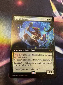 FOIL R 0343 Icetill Explorer Rare EXTENDED ART Edge of Eternities EOE MTG Card - Image 1