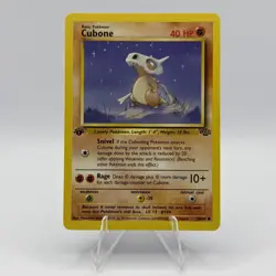 Cubone 1st Edition Jungle Regular Pokemon Card 50/64 - NM Condition - Image 1