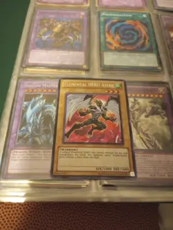 Yu-Gi-Oh Elemental Hero Avian Secret Rare Card LCGX-EN002 - Image 1