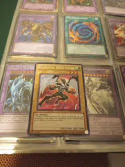 Yu-Gi-Oh Elemental Hero Avian Secret Rare Card LCGX-EN002 - Image 2