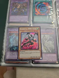 Yu-Gi-Oh Elemental Hero Avian Secret Rare Card LCGX-EN002 - Image 2