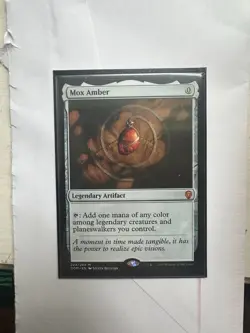 MTG English Magic Card Near Mint MOX AMBER from Dominaria - Image 1