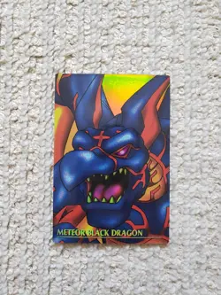 Yugioh Bandai Jumbo Carddass *Holo* 1999 Meteor Black Dragon - Image 1