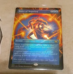 Force of Negation Borderless FOIL Double Masters 2022 MTG NM/M - Image 1