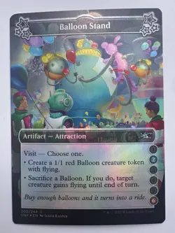 Magic the Gathering Foil Balloon Stand 2/6 Unfinity MTG - Image 1