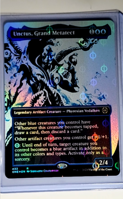 2023 MTG Magic the Gathering ONE Step and Compleat Foil Unctus Grand Metatect - Image 1