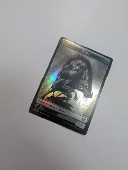 MTG - Beast 0005/Clue 0010 Token (Foil) - Edge of Eternities NM/M Condition - Image 2