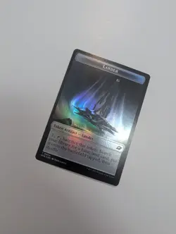 MTG - Lander 0004/Human Soldier 0002 Token (Foil)- Edge of Eternities NM/M Condi - Image 2