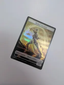 MTG - Lander 0004/Human Soldier 0002 Token (Foil)- Edge of Eternities NM/M Condi - Image 3