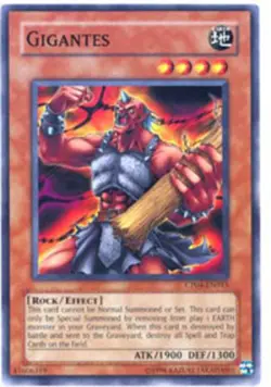 4x Lightly Played Gigantes - CP04-EN015 - Common - Unlimited Edition - YuGiOh - Image 1