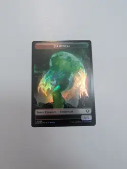 MTG - Elemental 0008/Gnome 0011 Token (Foil) - Edge of Eternities NM/M Condition - Image 1