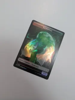 MTG - Elemental 0008/Gnome 0011 Token (Foil) - Edge of Eternities NM/M Condition - Image 2