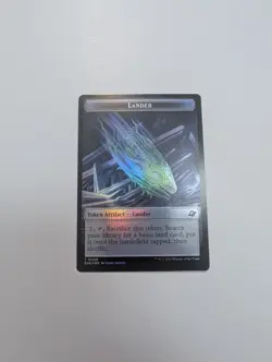 MTG - Lander 0008/Human Soldier 0002 Token (Foil) - Edge of Eternities NM/M Con - Image 1