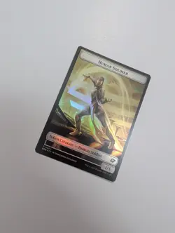 MTG - Lander 0008/Human Soldier 0002 Token (Foil) - Edge of Eternities NM/M Con - Image 3