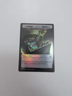 MTG - Robot 0010/Munitions 0009 (Foil) Token - Edge of Eternities NM/M Condition - Image 4