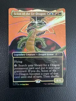 MTG - Scion Of The Ur-Dragon *Rainbow Foil* Secret Lair: Devastation Dragons - Image 1