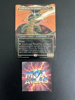 MTG - Scion Of The Ur-Dragon *Rainbow Foil* Secret Lair: Devastation Dragons - Image 2
