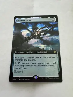 MTG Shadowspear (Extended Art Foil) - Theros Beyond Death #345 FOIL NM - Image 1